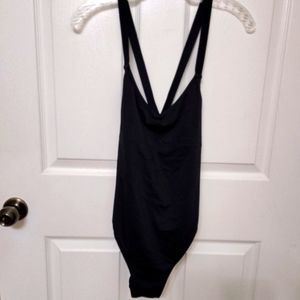Madewell Black Halter Top Racerback Swimsuit J Crew Medium